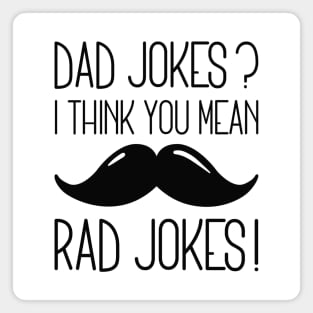 Dad Jokes Rad Jokes Magnet